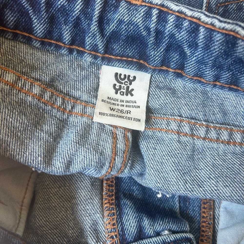 Lucy &β Yak Dana Mom Jeans π Vintage Denim π± Sustainable 90s Streetwear - Picture 9 of 11